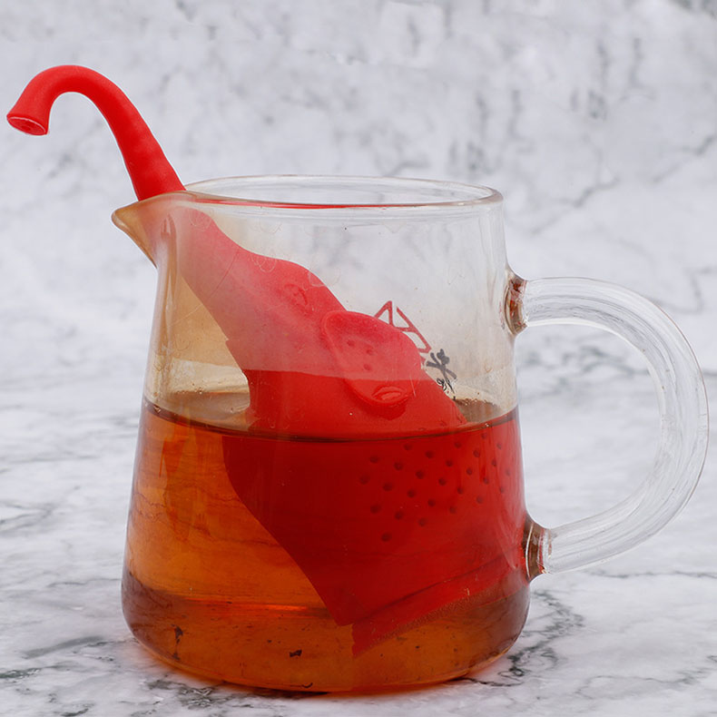 大象茶漏硅膠茶隔泡茶器